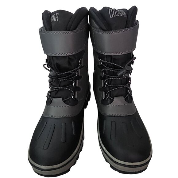 Cougar SOJU Stretch Lace Toggle Adjustable Winter Boots Youth Kids Size 8Y - Picture 3 of 10